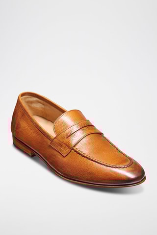 Mocasines de piel de ciervo Ledley  - Marrón