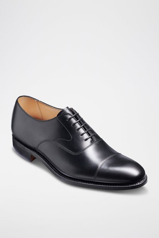 Richelieus en cuir de veau Malvern  - Noir