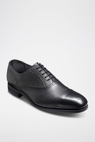 Derbies de piel ciervo Newent  - Negro