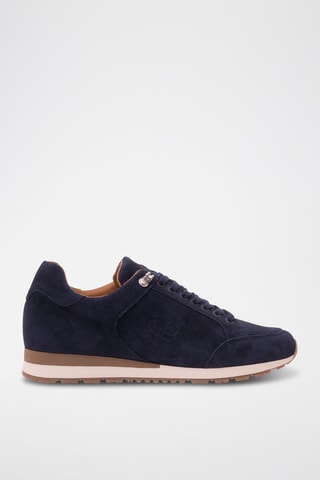 Baskets en nubuck Seb  - Bleu