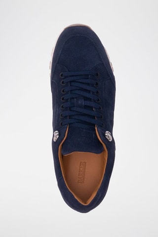 Baskets en nubuck Seb  - Bleu