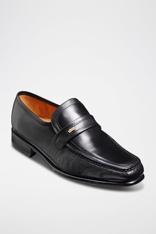 Mocasines de piel Wesley  - Negro