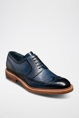 Derbies de piel Bailey  - Azul y marrón