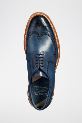 Derbies de piel Bailey  - Azul y marrón