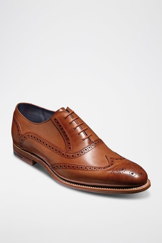 Richelieus en cuir Valiant  - Marron