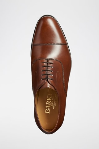 Richelieus en cuir de veau Malvern  - Marron