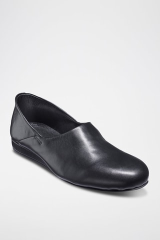 Mocasines de piel bovina ELM  - Negro