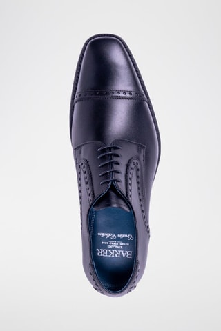 Derbies de piel bovina Stewart  - Negro