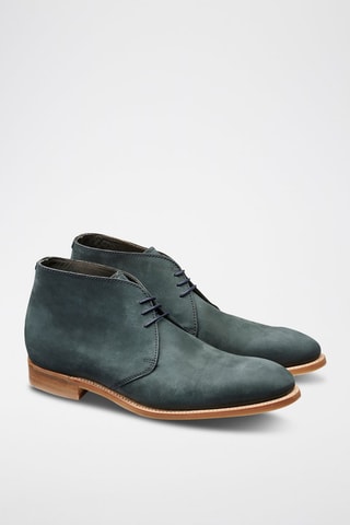 Boots en nubuck Burwick  - Bleu