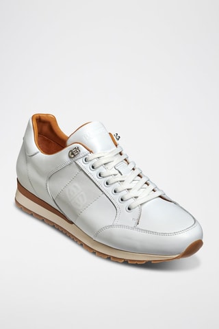 Baskets en cuir Seb  - Blanc