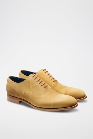 Richelieus en nubuck Pullman  - Beige