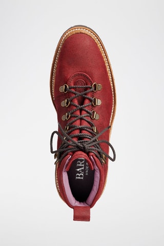 Boots en cuir Julie  - Rouge