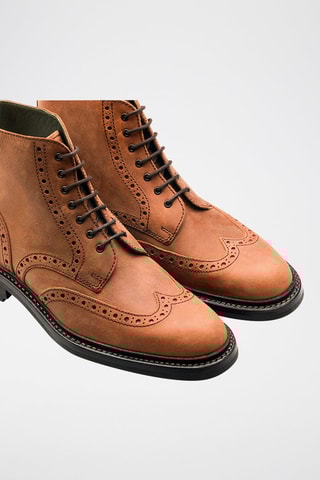 Boots en cuir Butcher 2  - Noir et marron