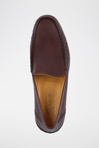 Mocasines de piel Foulard choco  - Marrón