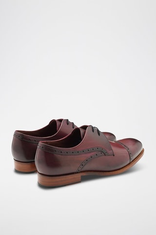 Derbies de piel Ealing  - Rojo