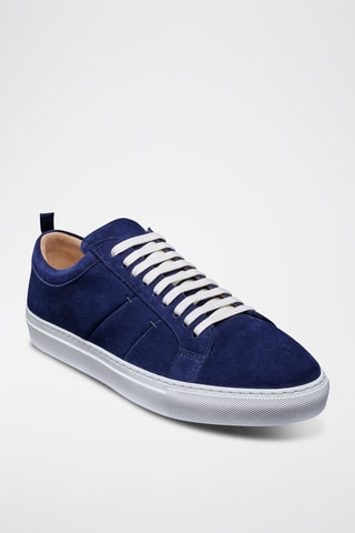 Baskets en nubuck Greg  - Bleu