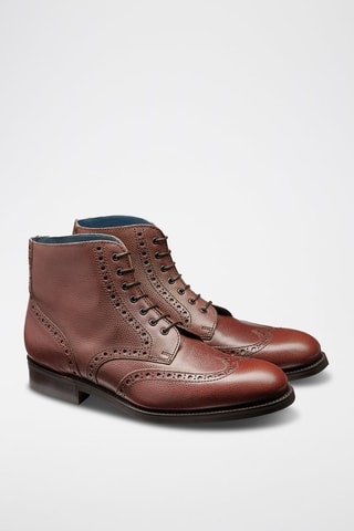 Boots en cuir Butcher  - Noir et marron