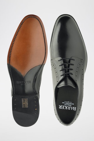 Derbies de piel bovina Buckhurst  - Negro