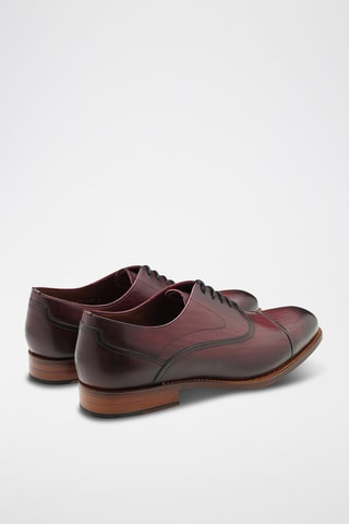 Richelieus en cuir Chingford  - Rouge