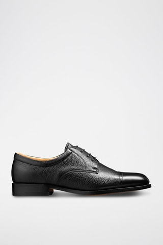 Derbies de piel bovina Staines  - Negro