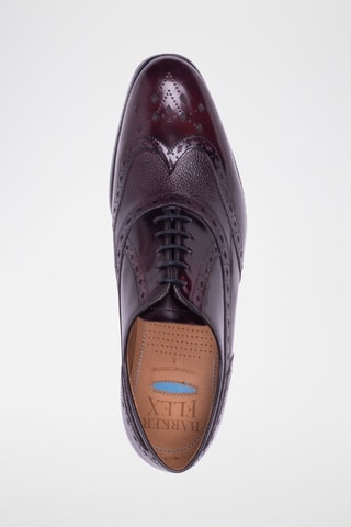 Richelieus en cuir Bampton  - Rouge