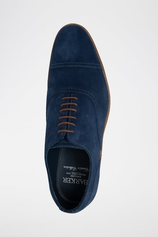 Richelieus de nobuk Pullman  - Azul y marrón