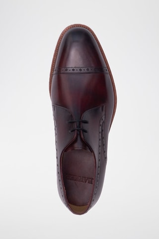 Derbies de piel Wye  - Rojo