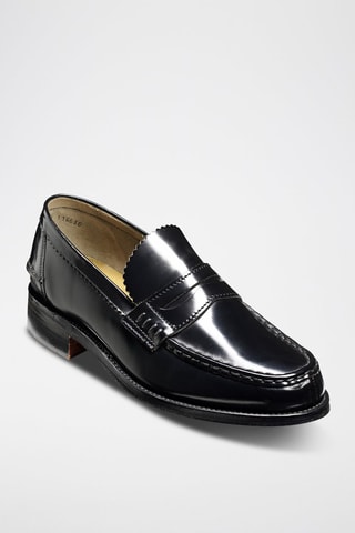 Mocasines de piel Caruso  - Negro