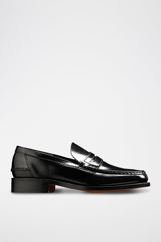 Mocasines de piel Caruso  - Negro