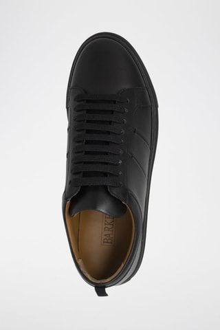 Baskets en cuir de veau Greg  - Noir