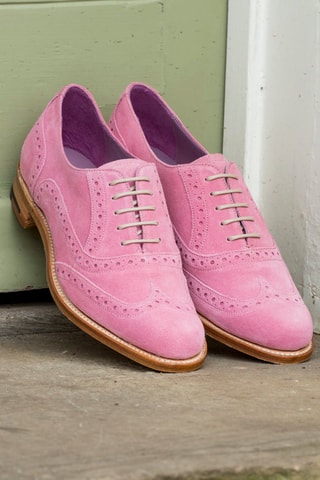 Derbys en nubuck Freya  - Rose