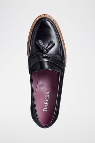 Mocassins en cuir de veau Imogen  - Noir