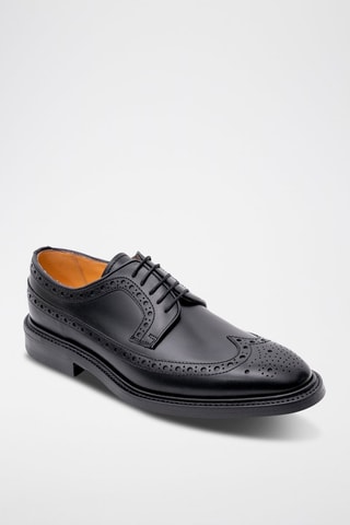 Derbies de piel bovina Pickering  - Negro