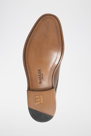 Derbies de piel bovina Perth 2  - Rojo