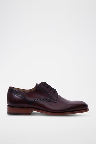 Derbies de piel Trent  - Rojo