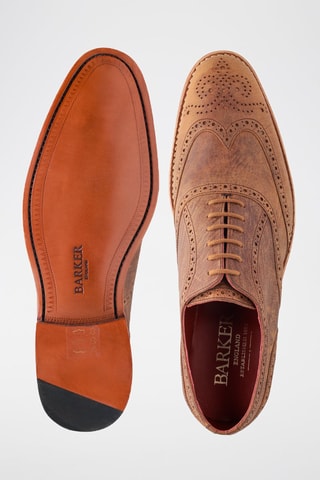 Richelieus de piel bovina Brando 2  - Marrón