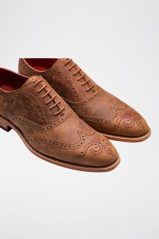 Richelieus de piel bovina Brando 2  - Marrón