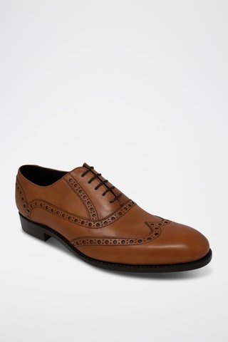 Richelieus de piel bovina Grant  - Marrón