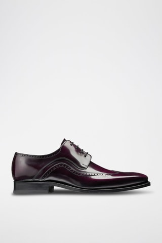 Derbies de piel Matt 2  - Violeta