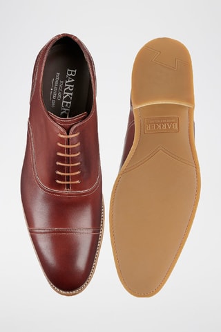 Richelieus de piel bovina Pullman  - Rojo y marrón