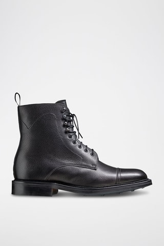 Boots en cuir Donegal  - Noir
