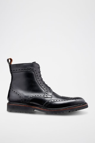 Boots en cuir de veau Woodbury  - Noir