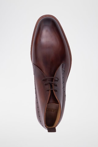 Boots en cuir Tyne  - Marron