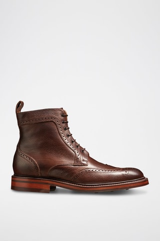 Boots en cuir Calder  - Marron