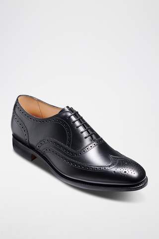 Richelieus de piel bovina Malton  - Negro