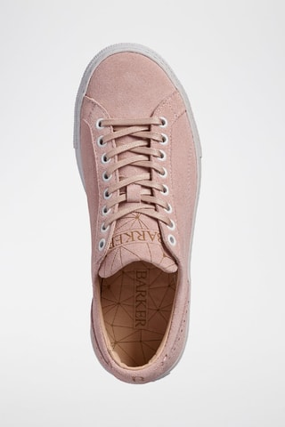 Baskets en nubuck Isla  - Bleu et argenté