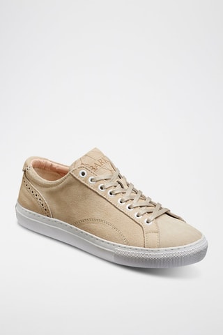 Baskets en nubuck Isla  - Blanc et beige