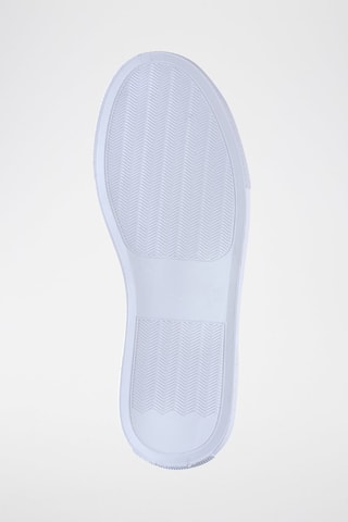 Baskets en nubuck Isla  - Blanc et beige