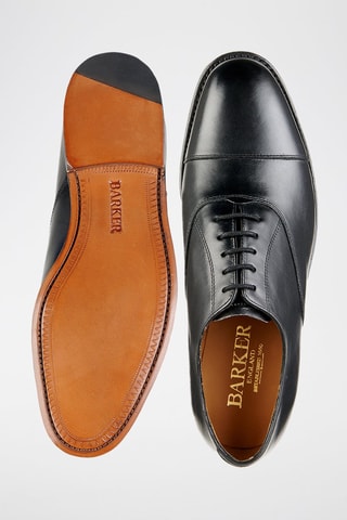 Richelieus de piel bovina Luton  - Negro