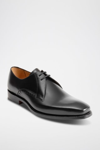 Derbies de piel bovina Oscar  - Negro